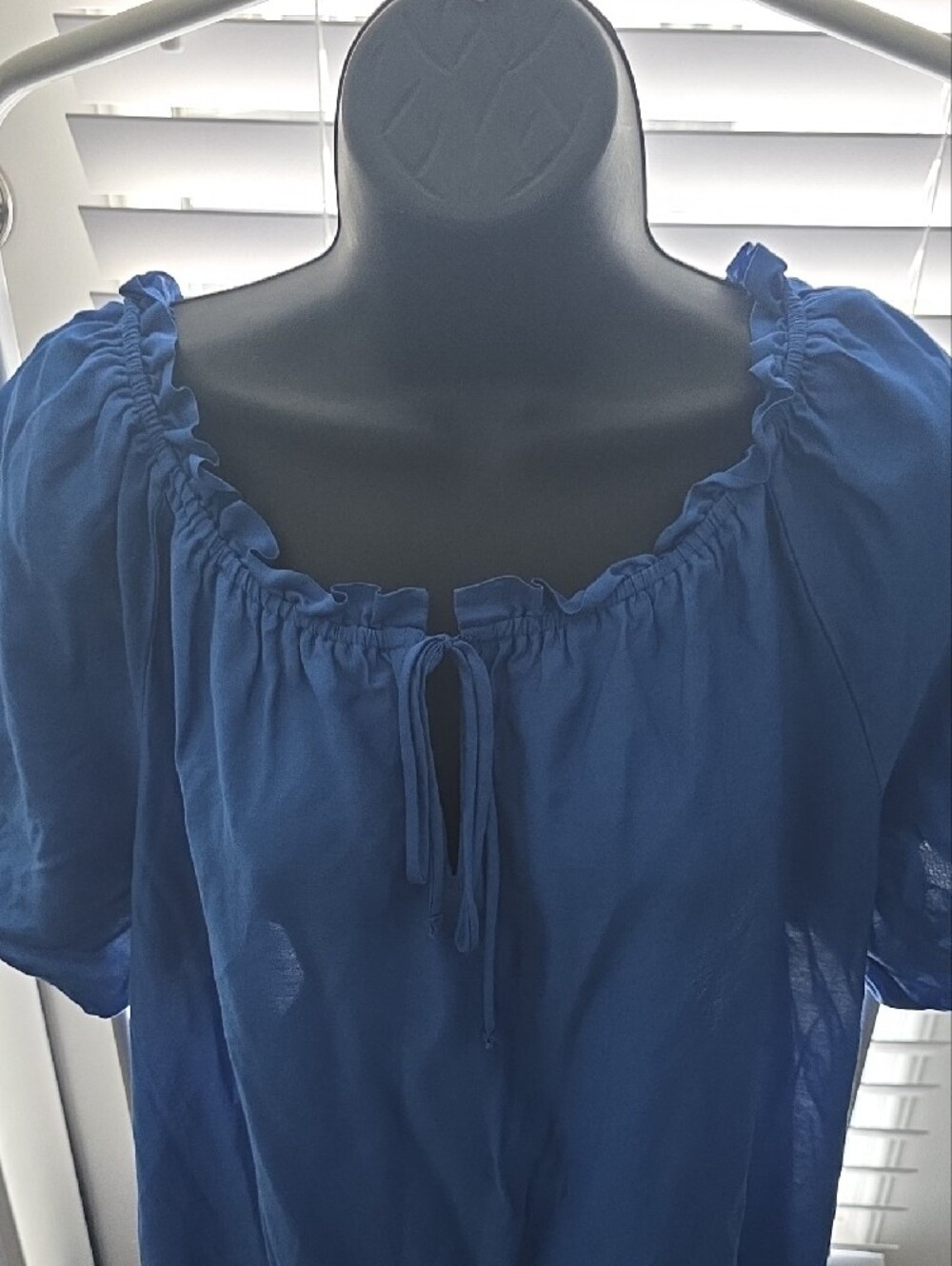 H&M Royal Blue Drawstring-Detail Maxi Dress - Picture 10 of 10
